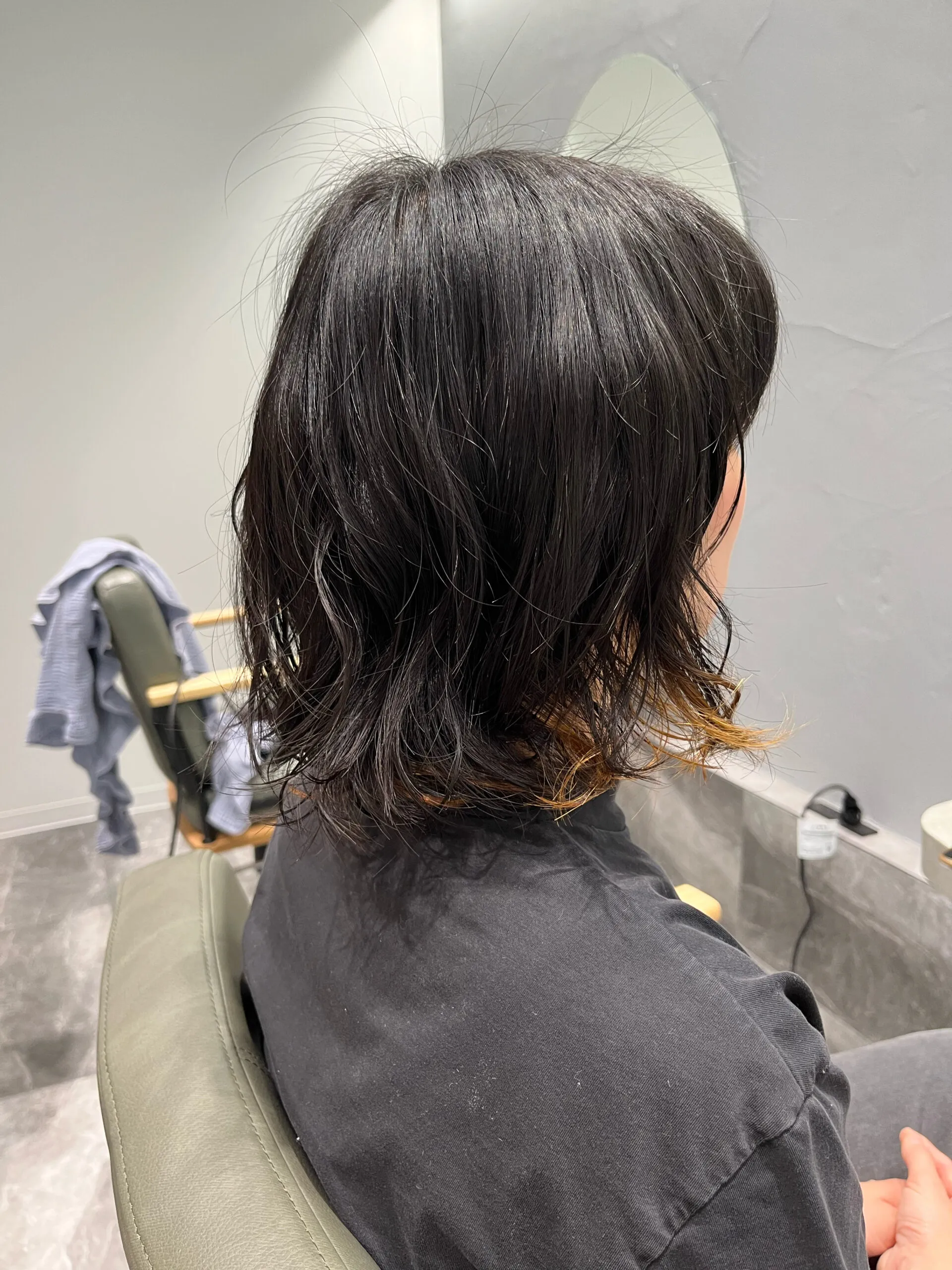 デザインパーマ×イヤリングカラー