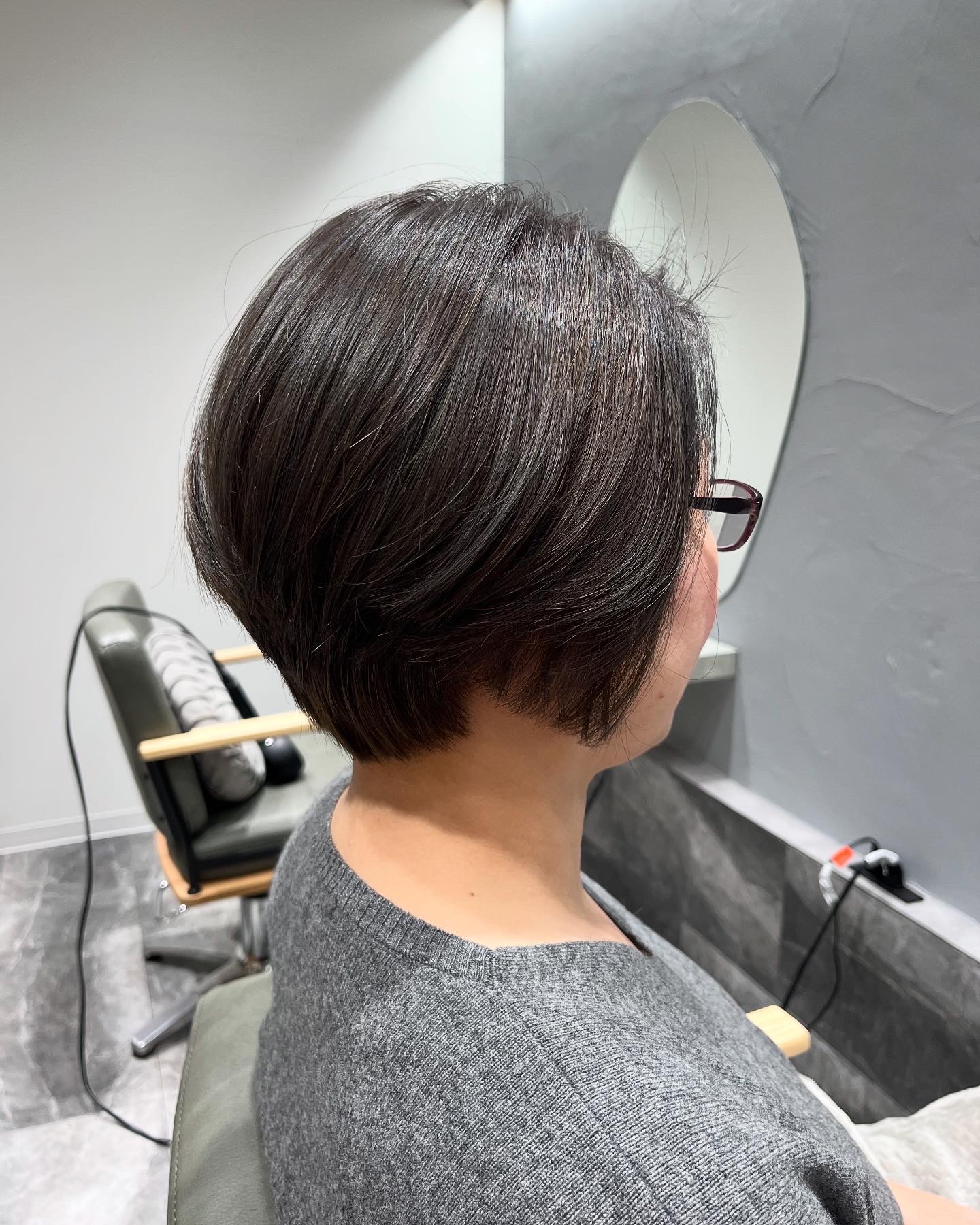 白髪ぼかしグレージュカラー